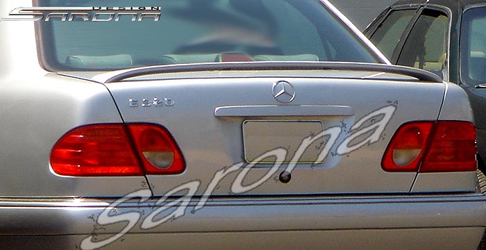 Custom Mercedes E Class  Sedan Trunk Wing (1996 - 2002) - $279.00 (Manufacturer Sarona, Part #MB-021-TW)